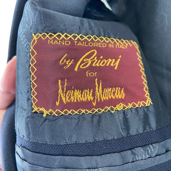 Brioni Mens Traiano Wool Sportcoat Blazer Size 42 L Buttons - Picture 6 of 7